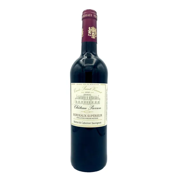 Sarkanvīns Chateau Pierron Bordeaux Superieur sauss 13% 0,75l