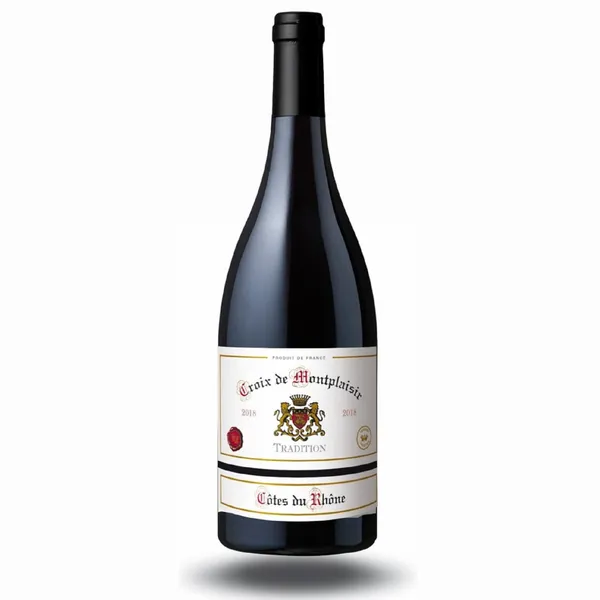 Sarkanvīns Croix de Montplaisir, Cotes du Rhone 14% 0,75l