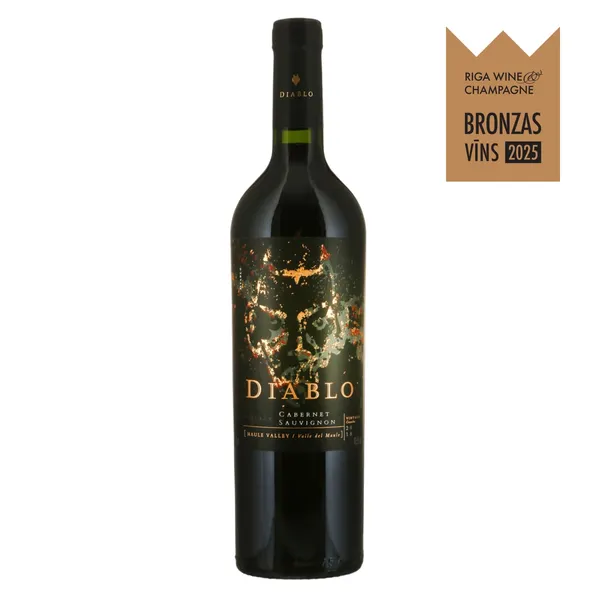 Sarkanvīns Diablo Black Cabernet Sauvignon, sausais 13,5% 0,75l