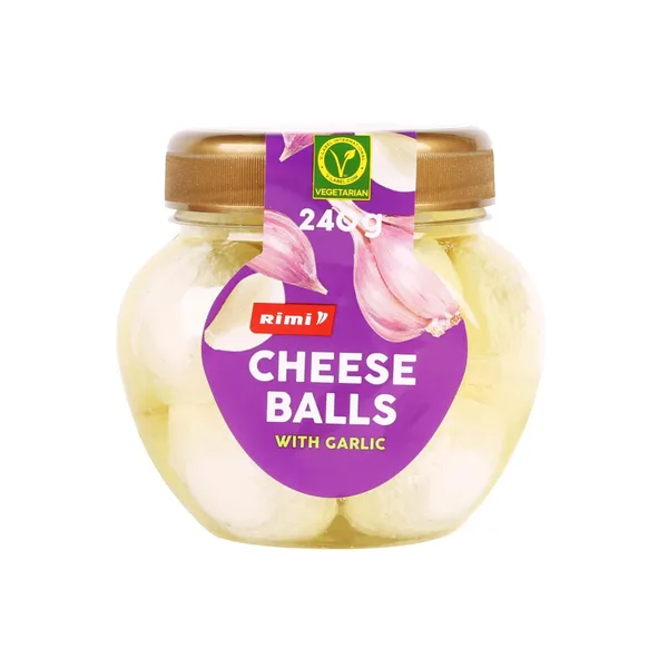 Svaigā siera bumbas Rimi ar ķiplokiem, rapšu eļļā 240/150g
