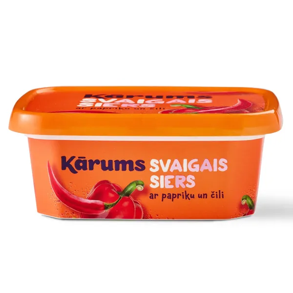 Svaigais siers KĀRUMS ar papriku un čili 175g