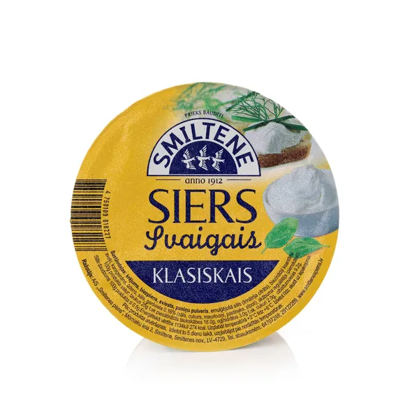 Svaigais siers Klasiskais 200g, Smiltene