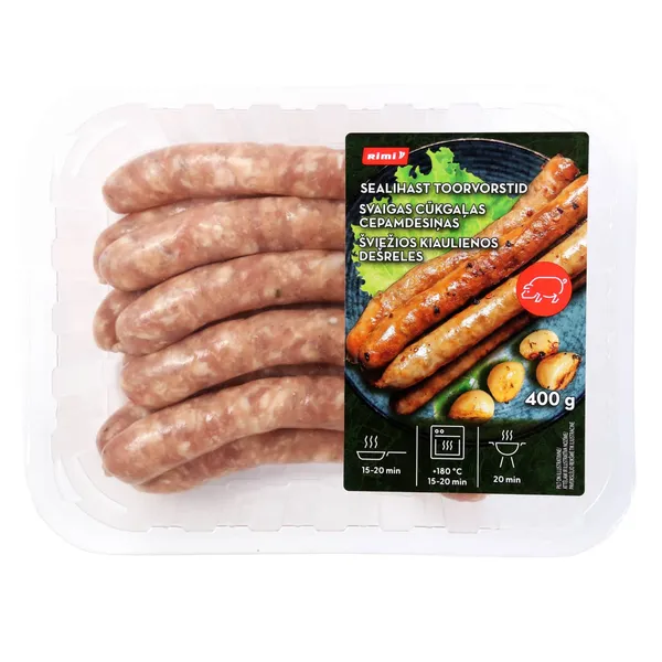 Svaigas cūkgaļas desiņas Rimi 400g