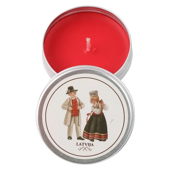 Svece stikla burciņā