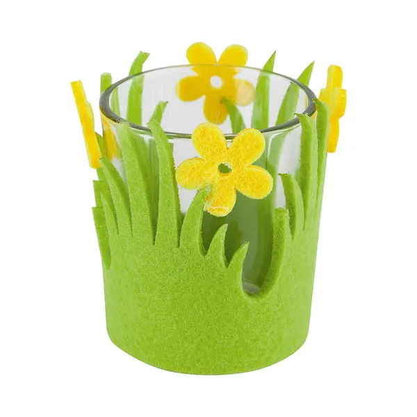 Sveču laterna pļava 7x6,5cm, krāsa un dizains var atšķirties ES26