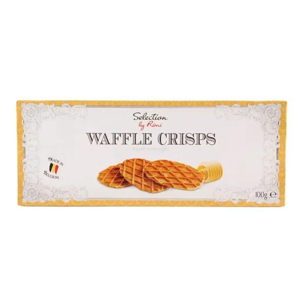 Beļģu sviesta vafeles Selection by Rimi Waffle Crisps 100g