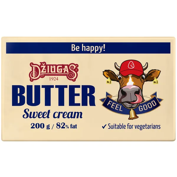 Saldkrējuma sviests TERE, 82%, 200g