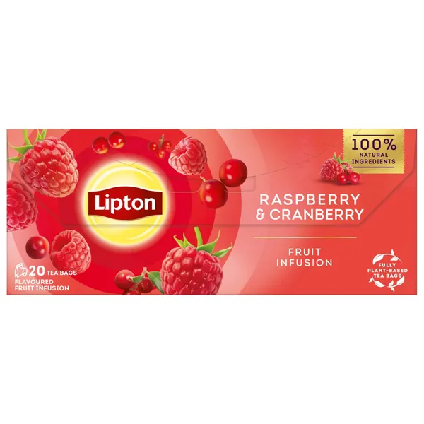 Tēja Lipton aveņu dzērveņu 20TM 32g