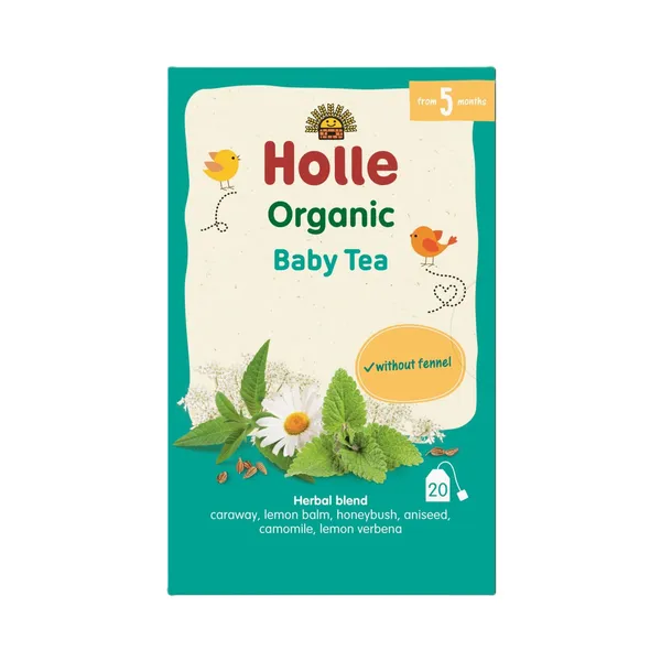 Tēja zīdaiņiem Holle no 5 mēnešu vecuma BIO 20x1,5g