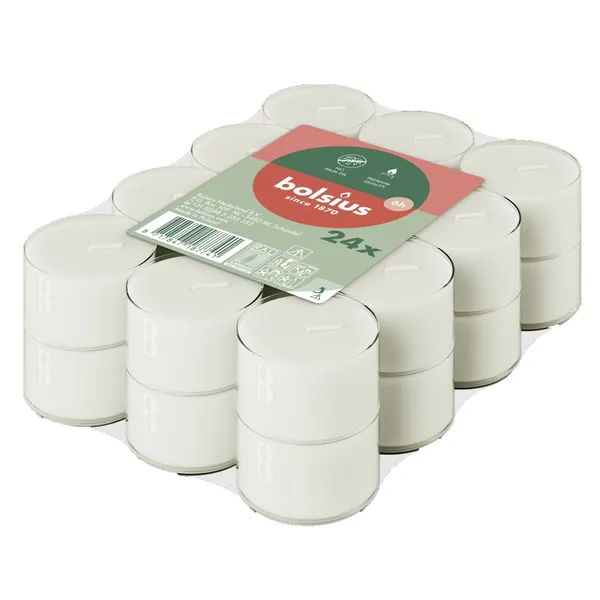 Tējas sveces Bolsius 24gab 6st
