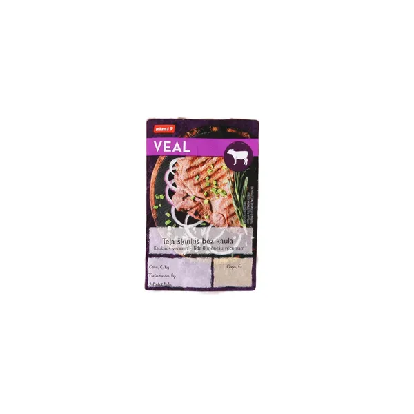 Teļa šķiņķis Rimi bez kaula fasēts kg