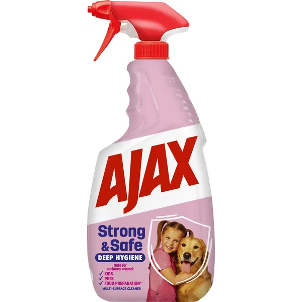 Virsmu tīrīšanas līdzeklis Ajax Strong& Safe izsmidzināms 500ml