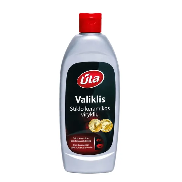 Tīrīšanas līdzeklis Ūla stikla keramikas plīts virsmām 250ml