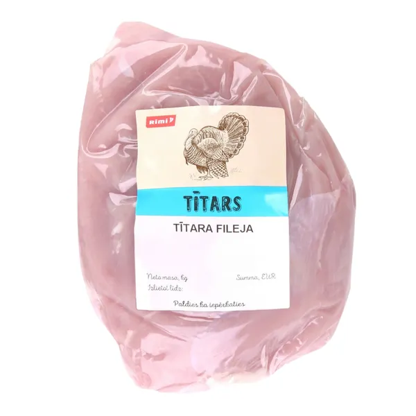 Tītara fileja Rimi svaiga A šķira fasēta kg