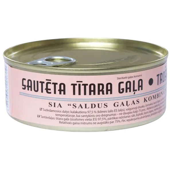 Tītara gaļa SGK sautēta 240g