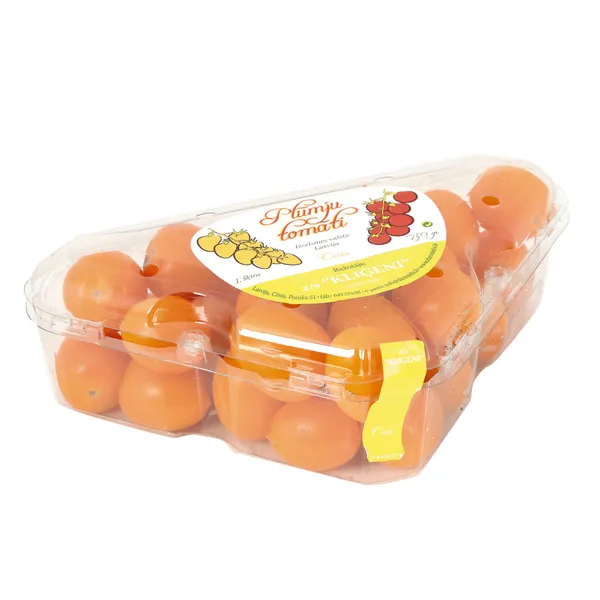 Tomāti plūmju dzeltenie 750g, 1.šķ.