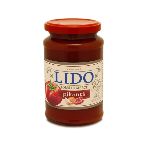 Tomātu mērce LIDO pikantā 440g