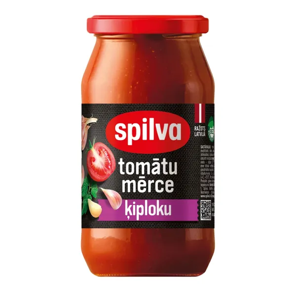 Mērce tomātu Ķiploku 500ml/ 510g, Spilva