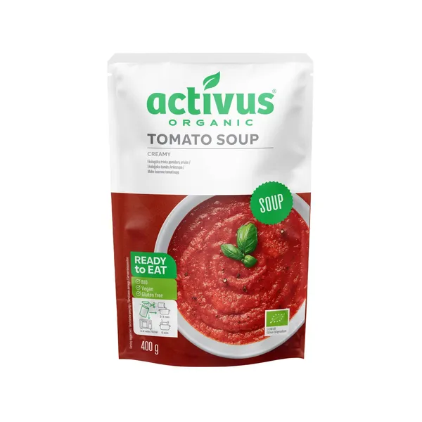 Tomātu zupa Activus biezenis BIO 400g