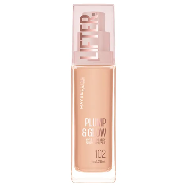 Tonālais krēms Maybelline New York Lifter Plump&Glow 102