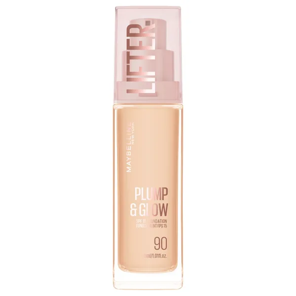 Tonālais krēms Maybelline New York Lifter Plump&Glow 90