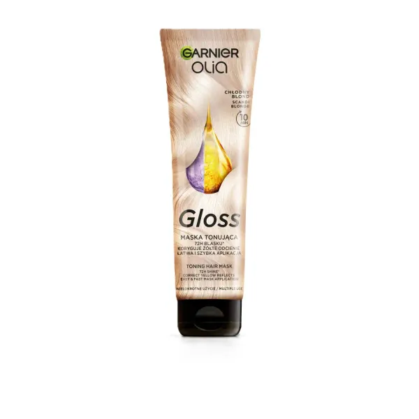 Tonējošā maska matiem Garnier Olia Gloss Toning Icy Blonde 150ml