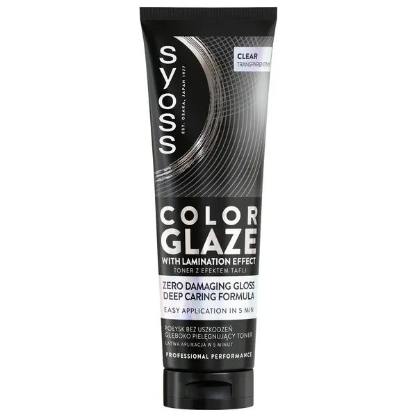 Tonējoša matu krāsa Syoss Color Glaze Caurspīdīga 130ml