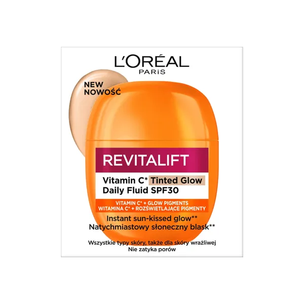 Tonējošs fluīds Loreal Paris Revitalift Clinical SPF30 40ml