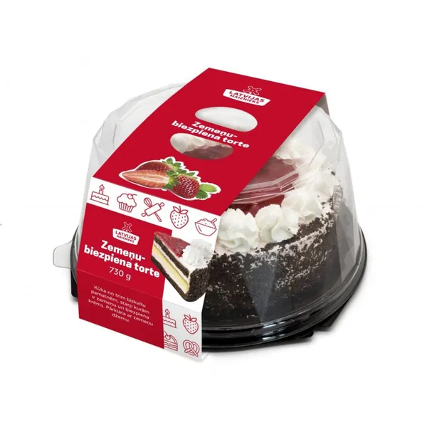 Torte Latvijas Maiznieks zemeņu biezpiena 730g