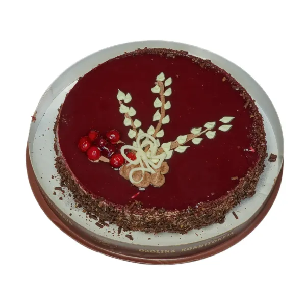Torte Ozoliņa konditoreja Brūklenīte ar biezpiena krēmu 1kg