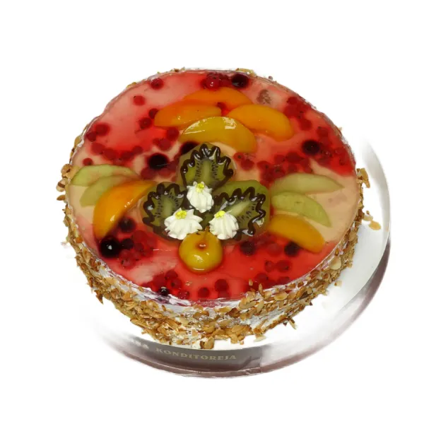 Torte Ozoliņa konditoreja odziņa ar zemeņu krēmu 1,1kg