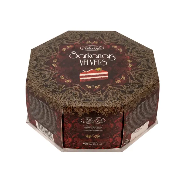Torte Pellia a Gusto Sarkanais velvets 950g