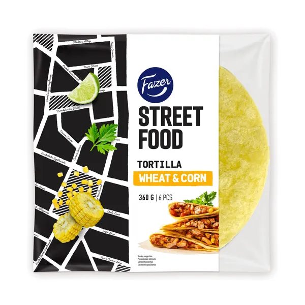 Fazer Street Food Kviešu - kukurūzas tortilla