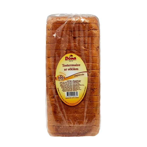 Tostermaize Dona ar sēklām 500g