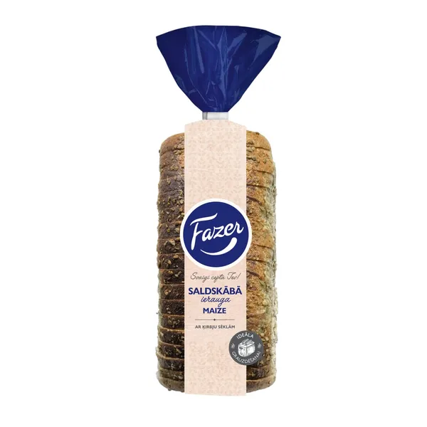 Saldskābā tostermaize ierauga FAZER 500g