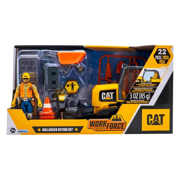 Transportlīdzeklis Cat būvniecības ar piederumiem Workforce 83454 krāsa un dizains var atšķirties