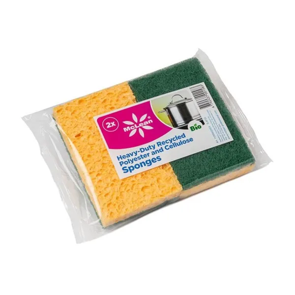 Trauku mazgāšnas sūklis Mclean celuloze 2 gab