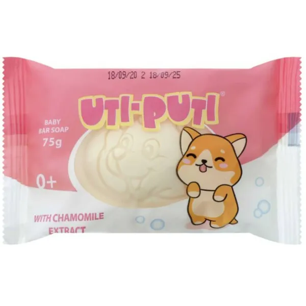 Tualetes ziepes Uti Puti ar kumelīšu ekstraktu 0+ 75g