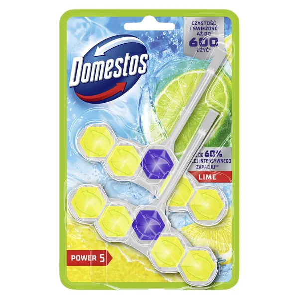 Tualetes bloks Domestos P5 Lime 2x50g