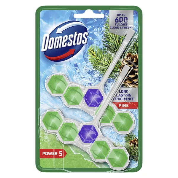 Tualetes bloks Domestos P5 Pine 2x50g