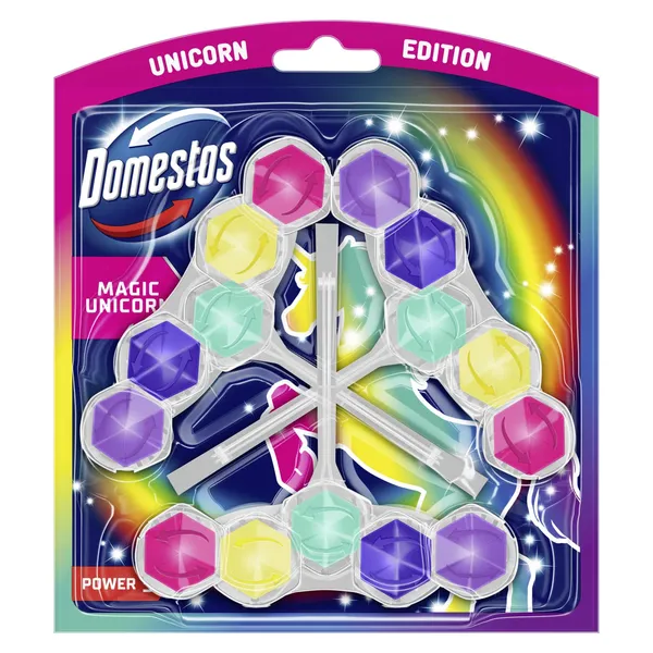 Tualetes bloks DOMESTOS Trio Power 5 Ocean, 3x50g