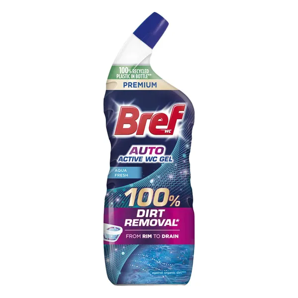 Tualetes tīrīšanas līdzeklis Bref Auto Active Gel Aqua Fresh 750ml