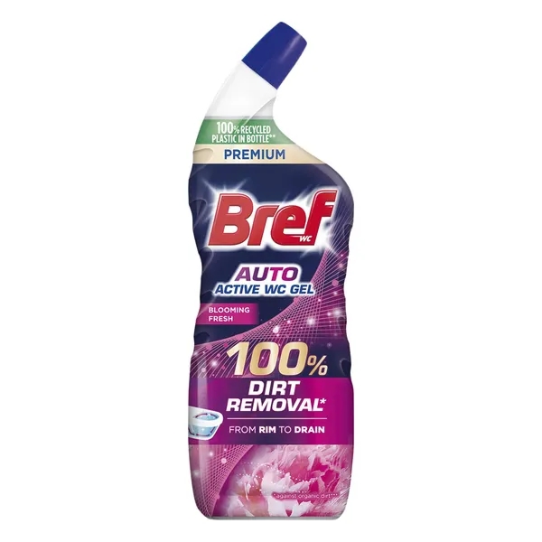 Tualetes tīrīšanas līdzeklis Bref Auto Active Gel Blooming Fresh 750ml