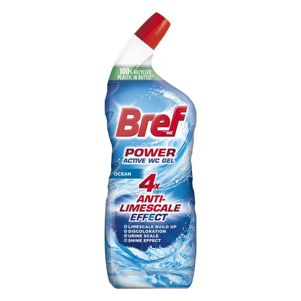 Tualetes tīrīšanas līdzeklis BREF Power Active Gel Ocean, 750ml
