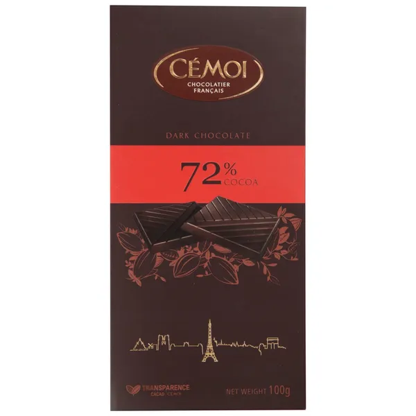 Tumšā šokolāde Cemoi 100g