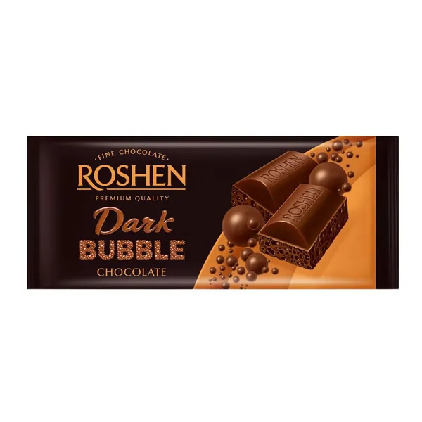 Tumšā šokolāde Roshen Extra Dark porainā 80g