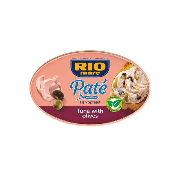 Tunča pastēte Rio Mare ar olīvām 115g