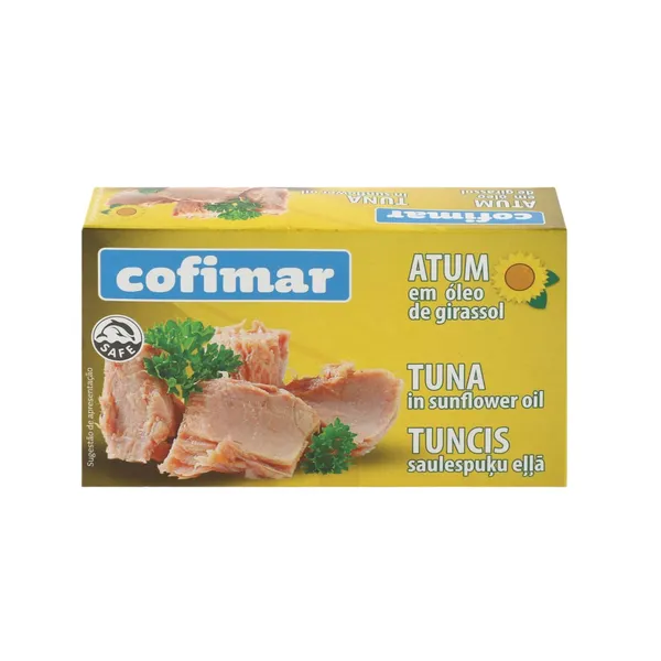 Tuncis Cofimar saulespuķu eļļā 120g/78g