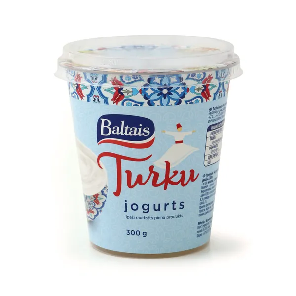 Baltais Turku jogurts bez piedevām, 300g