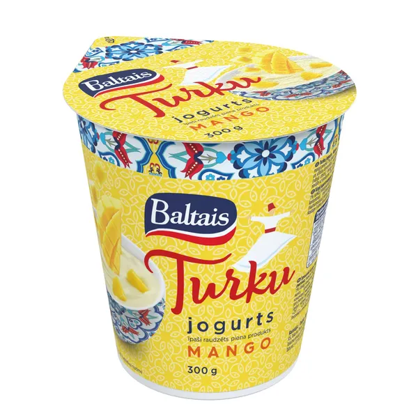 Turku jogurts Baltais mango 300g